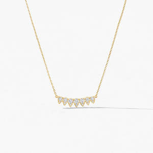 BRILLIANT DIAMANT Collar con Colgante de Oro de 14K/18K/22K de Lujo Unisex, 5gm 0.34ct, Corte Brillante, con Diamantes Laterales - Product Image 6