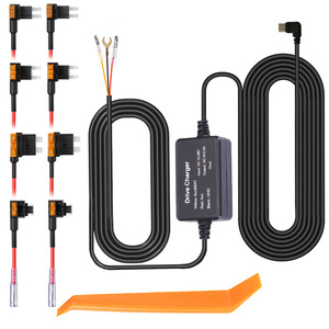 Car step-down cable ACC 3-core time-lapse streaming dashcam power cable 24-hour parking monitoring L160 - Product Image 1