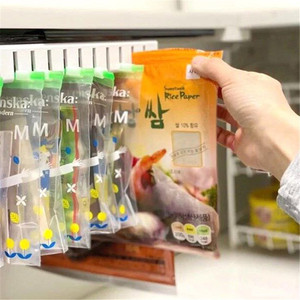 ถุงเก็บอาหารแบบใช้ซ้ำได้ ถุงพลาสติก PE หลายชั้นสำหรับจัดระเบียบตู้เย็น - Product Image 1