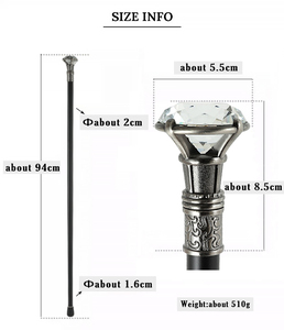 Sceptre du Roi Noble, Sceptre du Pharaon Égyptien, Canne de Luxe - Product Image 6