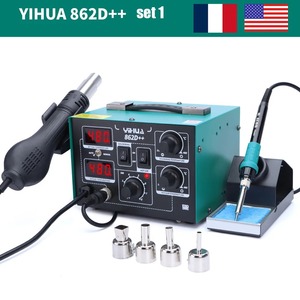 Station de soudage électrique 750W avec fer à souder, kit DIY, équipement de soudage, outil de réparation de puces PCB W263 - Product Image 2