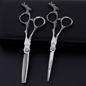 ChuanBen Hair Cutting Scissors 6 Inch Stainless Steel Professional Hairdressing Shears Right Handed Flat Shears - Product Image 1