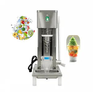 Professional factory milk shake maker frozen fruit soft automatic ice cream maker machine 5 mixed flavors ice cream machine