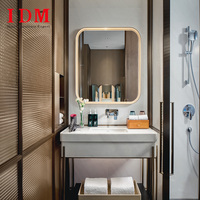 IDM Foshan, fabricant de mobilier hôtelier FF&E et de menuiseries, propose des ensembles de mobilier de chambre d'hôtel 5 étoiles modernes, conception 3D, solution tout-en-un.