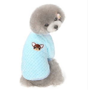 Abrigo de perro de invierno de franela clásica sólida de algodón y poliéster para mascotas pequeñas, novedad, <span class=keywords><strong>Danny</strong></span>, para Chihuahua - Product Image 3