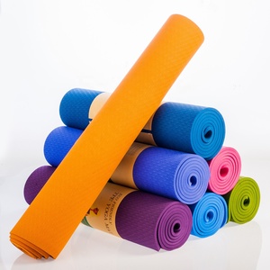 High Quality BSTAR Custom Printed Logo 6mm Thick Eco-Friendly Waterproof Non-Slip Durable <strong>TPE</strong> Stain Resistant Easy Yoga Mats - Product Image 2