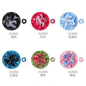 Gorros de Satén de Seda con Doble Capa Reversible para Cabello Largo y Rizado, Trenzado, Promoción, Regalo - Product Image 2