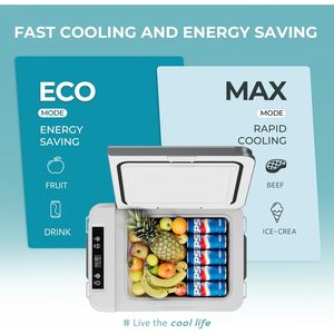 Refrigerador EUHOMY de 12 Voltios, Enfriador con Compresor de 11 Cuartos de Galón, Control por Aplicación, Nevera para Auto de 12/24 V CC, 100/240 V CA, Portátil - Product Image 5