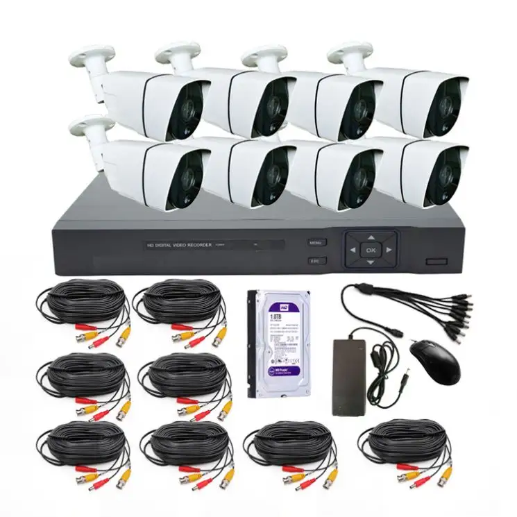 XMEYE 8MP 5MP 2MP CCTV Security Kit 4CH 8CH 16CH CCTV Camera AHD DVR Kit Home Security System Kit Security Camera System