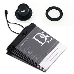 <span class=keywords><strong>Occhielli</strong></span> in Plastica Rotondi da 10mm Trasparenti <span class=keywords><strong>Neri</strong></span> Personalizzabili all'Ingrosso per Tessuti - Product Image 2