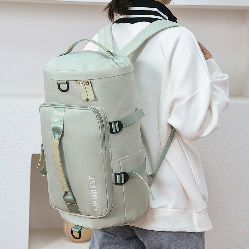 HC Large Capacity Outdoor Travel Handbag Dry And Wet Separate Sport Gym Backpack Bag With Shoe Compartment