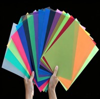 Plaque en polymère PP PET PVC teinté de haute qualité, couleur constante, haute clarté, pour inserts de présentoirs de vente au détail