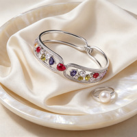 Bracelets de couple en argent sterling 925 de qualité supérieure, style chaîne à maillons avec accents en zircon cubique, hypoallergéniques et durables