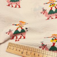 Tela 100% algodón con efecto arrugado, 95 g/m², transpirable, con estampado de camello, textura arrugada, resistente a las arrugas, para camisas de niños, 50 pulgadas