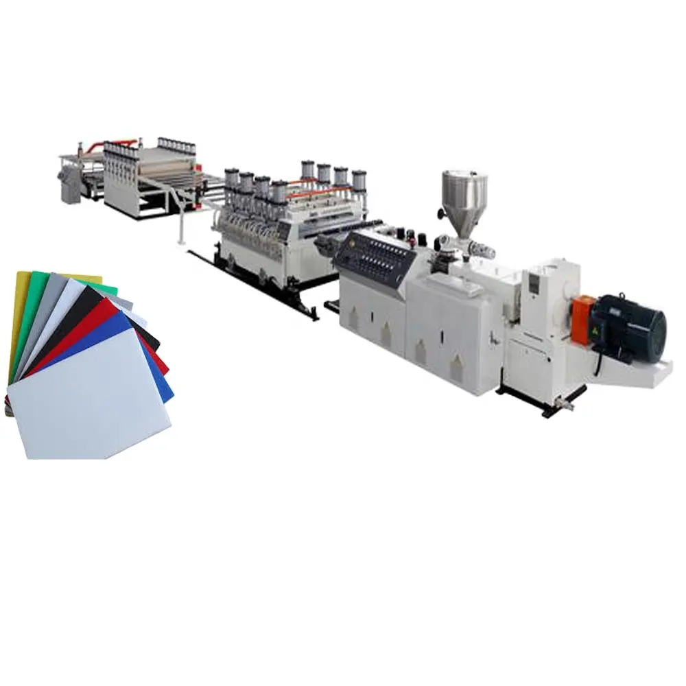 PVC free foam sheet Production Line /WPC PVC Skinned Furniture Foam Board Extrusion Line