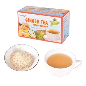 18g Different Flavours Food Grade Honey Lemon Mint Turmeric Moringa Instant Ginger Powder Tea