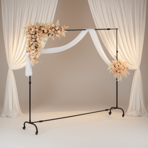 Kit de support de fond de photo réglable de 8.5x10 pieds, écran de projecteur portable robuste pour le fond de studio photo vidéo de mariage - Product Image 2