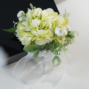 घर में शादी की डाइनिंग टेबल के लिए हैंडहेल्ड कृत्रिम रेशम के फूल - Product Image 3