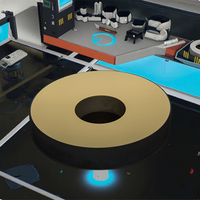 Lentilles de miroir planes à grande ouverture, optique spatiale, composants optiques personnalisables de qualité supérieure, revêtement léger à haute réflexion