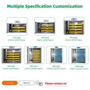 Incubateur Automatique à Double Alimentation de 1000 Œufs avec Éclosoir pour Poulets, Canards, Oies et Autres <span class=keywords><strong>Oiseaux</strong></span> - Product Image 2
