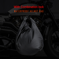 Sac de voyage portable pour moto SLKE, en tissu Oxford, grande capacité 30L, étanche, avec serrure à code, rangement pour casque, conduite en plein air