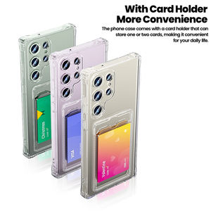 Custodia Sottile in TPU Morbido Toocki con Slot per Schede Integrato, Antiurto e Anticaduta, Sensazione di Telefono Nudo per Serie <span class=keywords><strong>Samsung</strong></span> S21-24 - Product Image 6