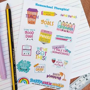 Hoja de pegatina personalizada de espiración, corte de beso para planificador y papelería - Product Image 3