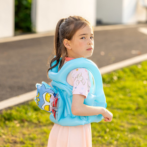 Chaleco Inflable de Dibujos Animados para Niños, Traje de Flotación para Natación y Deportes Acuáticos de 2 a 8 Años, Material de PVC - Product Image 3