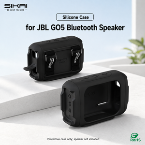 Funda de Silicona Premium SIKAI para Altavoz <span class=keywords><strong>Bluetooth</strong></span> <span class=keywords><strong>JBL</strong></span> <span class=keywords><strong>Go</strong></span> 5, Resistente a Golpes y Arañazos, Cubierta Protectora para Exteriores - Product Image 1