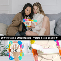 Étui robuste anti-chute WESOROL pour Samsung Tab A11 Plus/A9 Plus 11 pouces avec support rotatif à 360°, dragonne et bandoulière, coloré