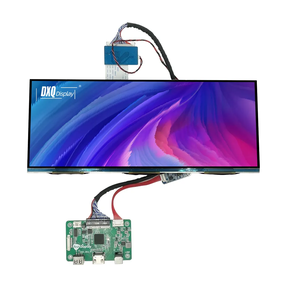 High Brightness 12.3 Inch 1920*720 Resolution LVDS 850nits TFT LCD Display LCD Panel IPS LCD Module