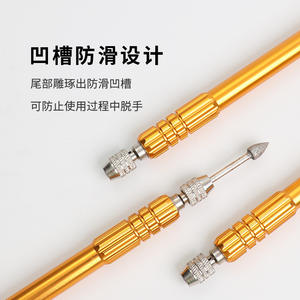 <b>Telescopic</b> <b>Cleaning</b> <b>Tool</b> Pen-Shaped Grout Remover with Black Edge Double-Headed Application <b>Tool</b> for <b>Cleaning</b> Wall Tiles - Product Image 3