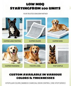 Hot Selling 6-Layer Dog Eco Pads <b>Puppy</b> Pads Washable Super Absorbent Indoor Dog Potty Travel <b>Mat</b> Eco-friendly Dog Products - Product Image 2