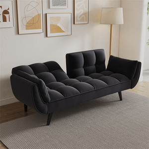 Sofá <span class=keywords><strong>Cama</strong></span> Reclinable Extensible Moderno de 2 Plazas con Diseño Cremoso para Uso en Hoteles, Salas de Estar y Apartamentos - Product Image 6
