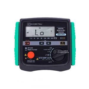Probador Digital de RCD Kyoritsu KeW5410 22.5 mA con Pantalla y Función de Rampa Automática para Pruebas de Seguridad Eléctrica - Product Image 2