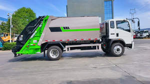 Camion compacteur de déchets diesel 4x2 11 m³ à chargement latéral, transmission manuelle, état neuf, vente directe usine - Product Image 2