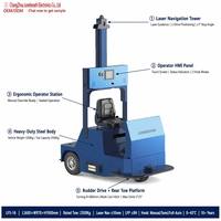 Nouveau AGV de remorquage industriel avec évitement d'obstacles par laser, robot tracteur personnalisé pour la manutention de matériaux en intérieur/extérieur pour le commerce de détail