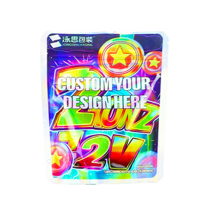 Neuankömmling 3,5g Holo graphic Laser Die Cut <span class=keywords><strong>Mylar</strong></span> Bag Display Box für die Aufbewahrung von Kaugummi-Milchgelee-Konserven - Product Image 5