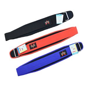 Breathable Powerlifting Workout Belt for Gym Weight Lifting and Squats-<b>Back</b> <b>Support</b> Natural Rubber & PVC Unisex Sizes S-XL - Product Image 1