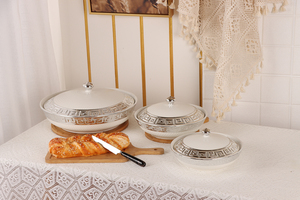Ensembles d'assiettes en céramique Vaisselle Vaisselle Plats Assiettes Pâté en céramique pour restaurant - Product Image 3