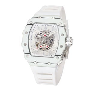 Xô người đàn ông của Chronograph xem độc đáo đa chức năng không thấm nước Silicone băng đồng hồ 8N24 Nhật Bản cơ khí phong trào - Product Image 2