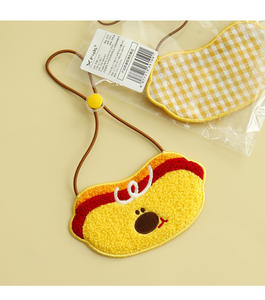 새로운 아름다운 작은 장식 디자인 감각이 애완 동물 침 흘리다 턱받이 고양이 애완 동물 침 흘리다 - Product Image 4