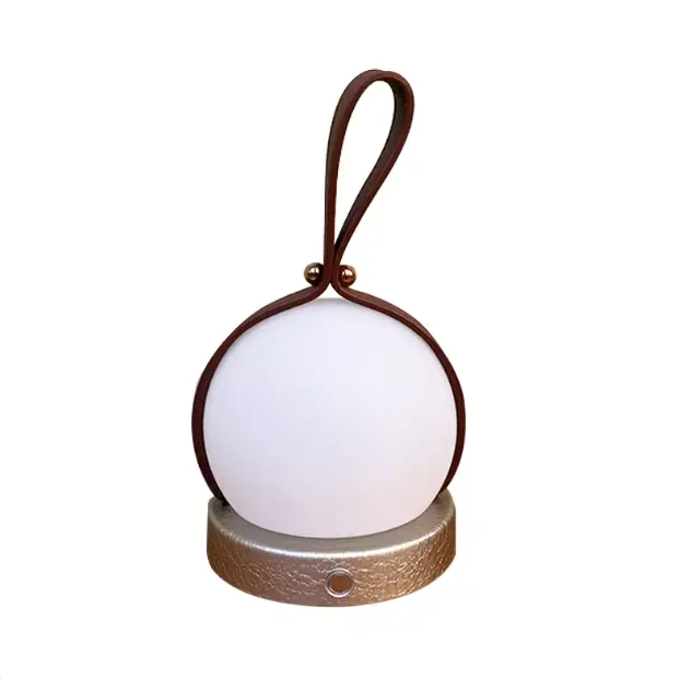 Lanterna senza fili decorativa a LED ricaricabile portatile per l'illuminazione della tavola del ristorante all'aperto