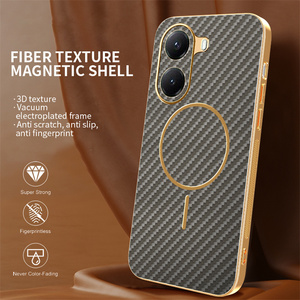 Coque de téléphone magnétique en fibre de carbone avec protection d'objectif pour Xiaomi Poco <span class=keywords><strong>M8</strong></span> Pro/<span class=keywords><strong>M8</strong></span>/F8 Ultra/F8 Pro/X7 Pro - Product Image 2