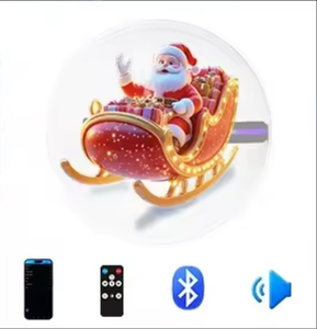 Mini Proyector de Hologramas <span class=keywords><strong>3D</strong></span> de 11 cm, <span class=keywords><strong>Ventilador</strong></span> <span class=keywords><strong>Holográfico</strong></span> con Cubierta y Altavoz, Pantalla Publicitaria de Escritorio, <span class=keywords><strong>Ventilador</strong></span> <span class=keywords><strong>Holográfico</strong></span> <span class=keywords><strong>3D</strong></span> de Visión Directa - Product Image 2