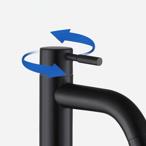 Rubinetto per <span class=keywords><strong>lavabo</strong></span> in acciaio inossidabile all'ingrosso, montaggio su piano, acqua fredda, monocomando, per bagno - Product Image 3