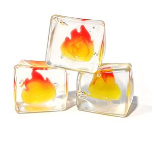 Maltose Ice New <b>Cube</b> Flame <b>Light</b> Squeezable Ice <b>Cube</b> Stress Relief Toy Flame Maltose Squeezable Fun Classroom Prizes Desk Toy - Product Image 5