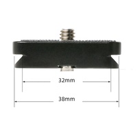 Plaque de montage rapide pour appareil photo reflex en alliage d'aluminium Plaque de retrait rapide pour trépied PU Fast Board Mount Photo Camera Accessories