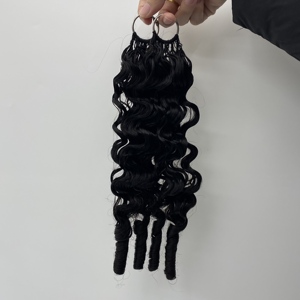 Nuovissime Extension per Capelli a Doppia Trama Effetto Piuma, Sottili <span class=keywords><strong>e</strong></span> Invisibili, Extension di Capelli Vergini di Altissima Qualità per Saloni di Bellezza - Product Image 5