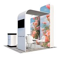 Stand modulaire standard en profilé aluminium, système stable, pour projets d'événements itinérants, constructeurs et entrepreneurs en stands, marché européen